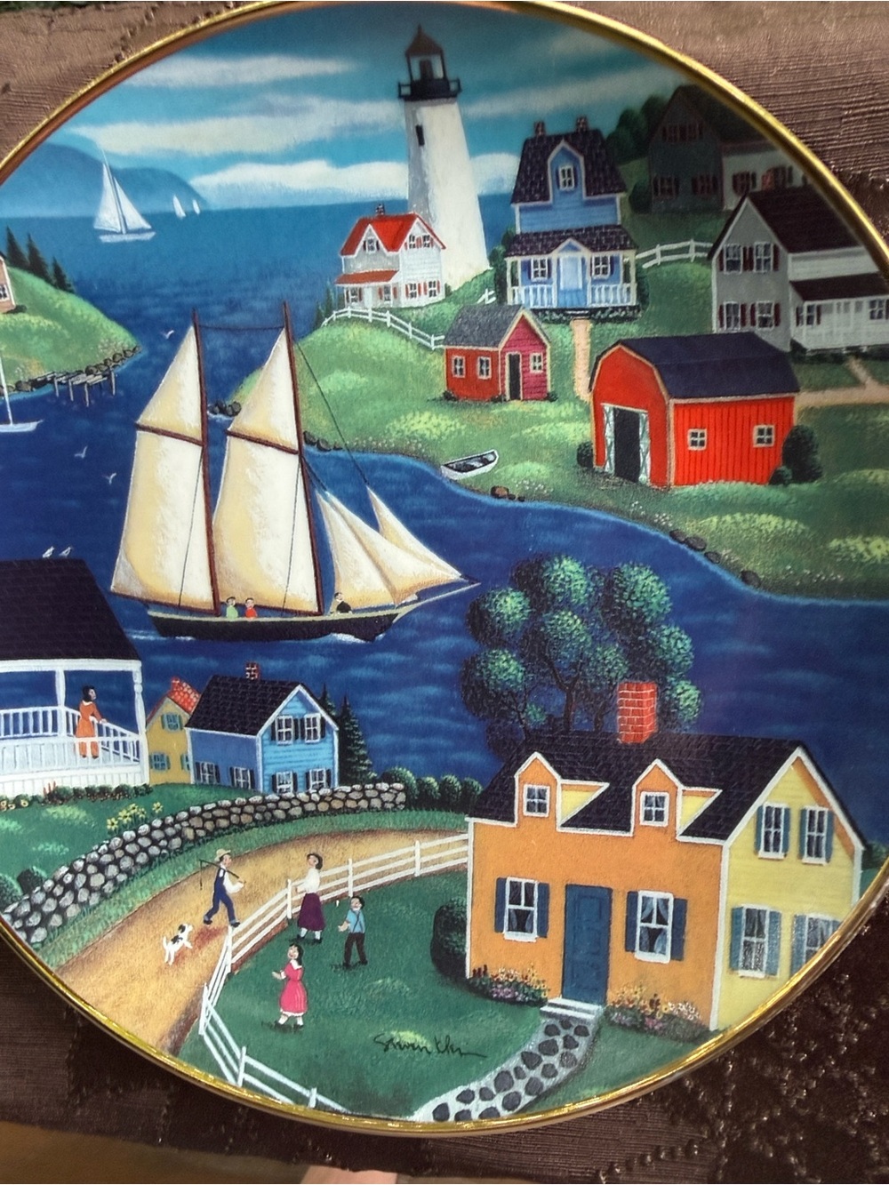 Summer Holiday Collectors Limited Edition Plate